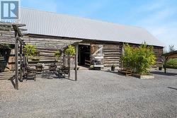 Entrance to main reception barn - 