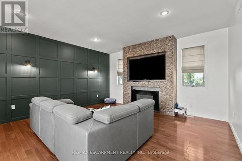 301 Mud Street E, Hamilton, ON - Indoor With Fireplace