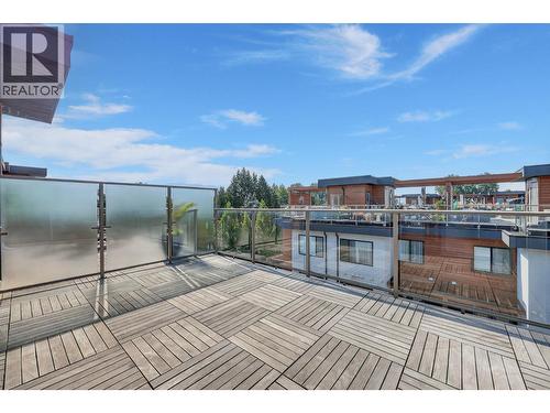 Private Rooftop Patio - 3510 Landie Road Unit# 24, Kelowna, BC - Outdoor With Deck Patio Veranda With View