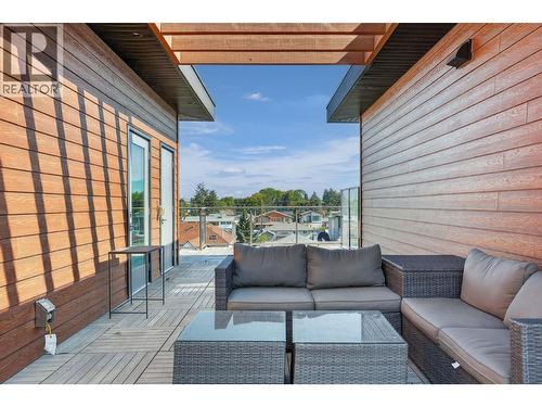Private Rooftop Patio - 3510 Landie Road Unit# 24, Kelowna, BC - Outdoor With Deck Patio Veranda With Exterior