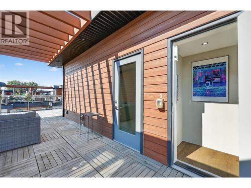 Private Rooftop Patio - 3510 Landie Road Unit# 24, Kelowna, BC - Outdoor With Deck Patio Veranda With Exterior