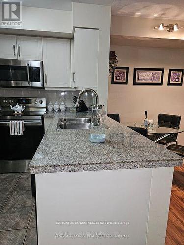 316 - 25 Via Rosedale Way, Brampton, ON - Indoor Photo Showing Kitchen With Double Sink With Upgraded Kitchen