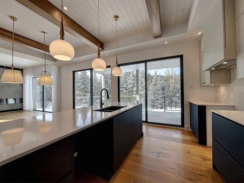 Cuisine - 52 Ch. De La Rivière, Piedmont, QC - Indoor Photo Showing Kitchen With Double Sink With Upgraded Kitchen