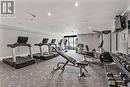 613 - 610 Farmstead Drive Nw, Milton, ON  - Indoor Photo Showing Gym Room 