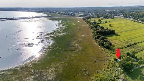 Photo aérienne - 49 Rue Des Chalets, Portneuf, QC - Outdoor With Body Of Water With View