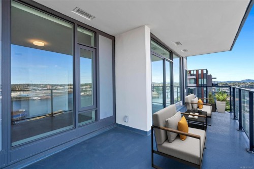 1208-363 Tyee Rd, Victoria, BC - Outdoor With Body Of Water With Balcony With Exterior