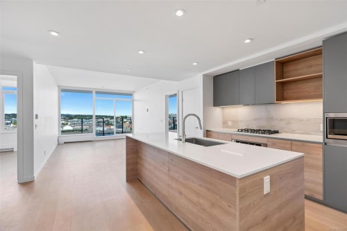 1208-363 Tyee Rd, Victoria, BC - Indoor Photo Showing Kitchen With Upgraded Kitchen