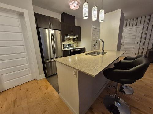 Cuisine - 101-10294 Boul. St-Laurent, Montréal (Ahuntsic-Cartierville), QC - Indoor Photo Showing Kitchen With Double Sink With Upgraded Kitchen