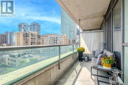 801 - 281 Mutual Street, Toronto, ON - Outdoor With Balcony