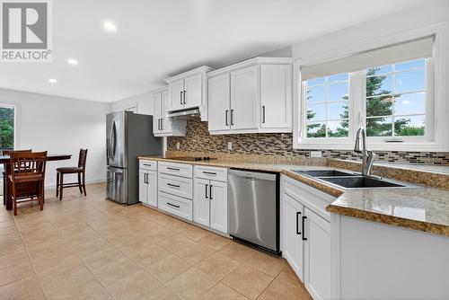 551 Main Road, Whitbourne, NL - Indoor Photo Showing Kitchen With Double Sink