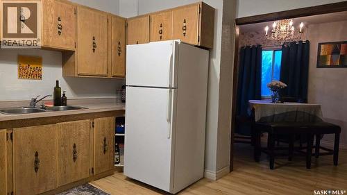 Rural Address, Rose Valley, SK - Indoor Photo Showing Kitchen With Double Sink