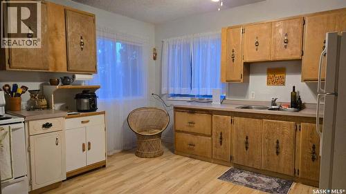 Rural Address, Rose Valley, SK - Indoor Photo Showing Kitchen With Double Sink