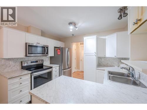 2245 Atkinson Street Unit# 205, Penticton, BC - Indoor Photo Showing Kitchen With Double Sink