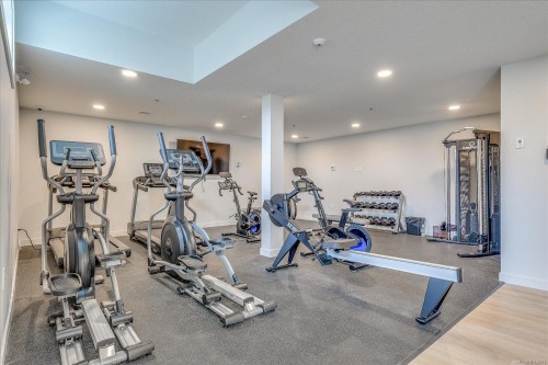 112-4830 Cedar Ridge Pl, Nanaimo, BC - Indoor Photo Showing Gym Room