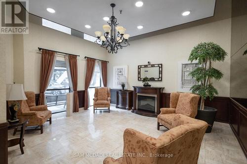 1207 - 3650 Kaneff Crescent, Mississauga, ON - Indoor With Fireplace