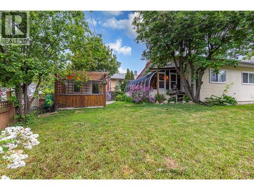 BACK YARD- Fully-fenced back yard for your family & pets! - 3404 Alexis Park Drive, Vernon, BC - Outdoor