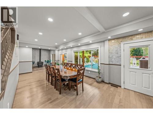 5936 Highway 6, Coldstream, BC - Indoor Photo Showing Dining Room