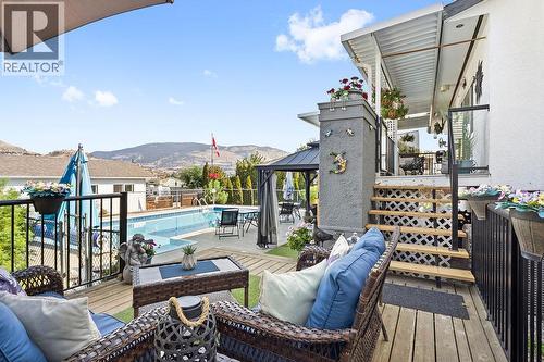 11701 Coldstream Creek Road, Coldstream, BC - Outdoor With In Ground Pool With Deck Patio Veranda