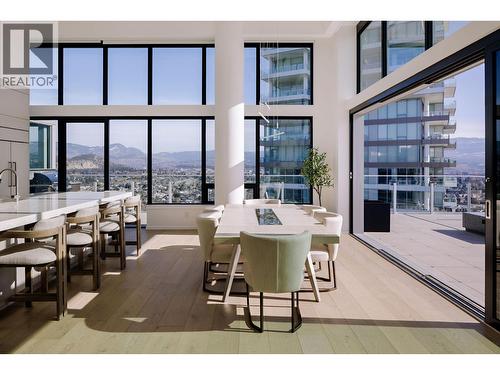 1181 Sunset Drive Unit# 2901, Kelowna, BC - Indoor Photo Showing Dining Room