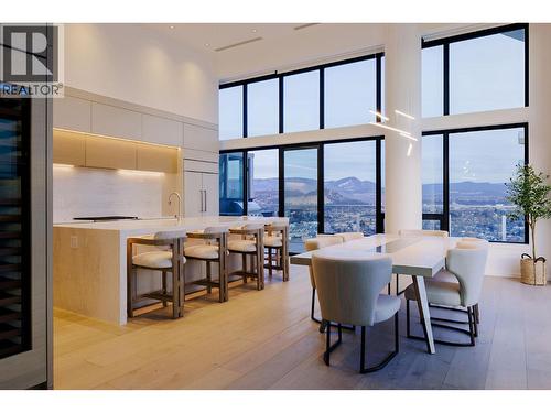 1181 Sunset Drive Unit# 2901, Kelowna, BC - Indoor Photo Showing Dining Room