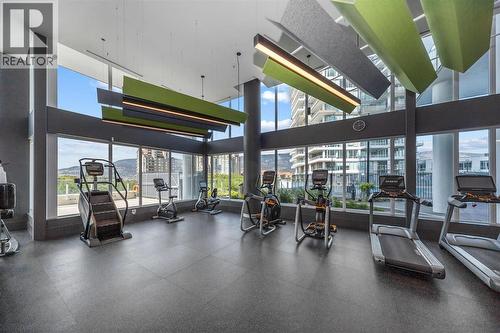 1181 Sunset Drive Unit# 2902, Kelowna, BC - Indoor Photo Showing Gym Room