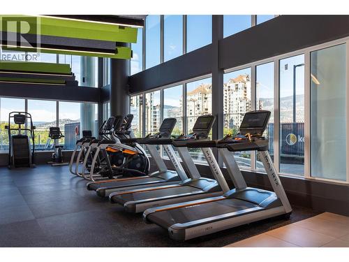 1181 Sunset Drive Unit# 2902, Kelowna, BC - Indoor Photo Showing Gym Room