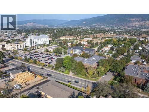 walking distance to hospital /aerial view of Vernon & Hospital - 1801 32 Street Unit# 203, Vernon, BC - Outdoor With View