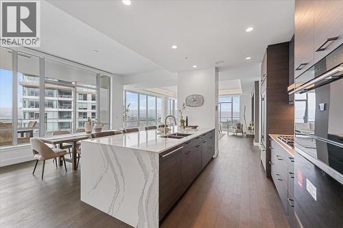 1181 Sunset Drive Unit# 2801, Kelowna, BC - Indoor Photo Showing Kitchen With Double Sink With Upgraded Kitchen