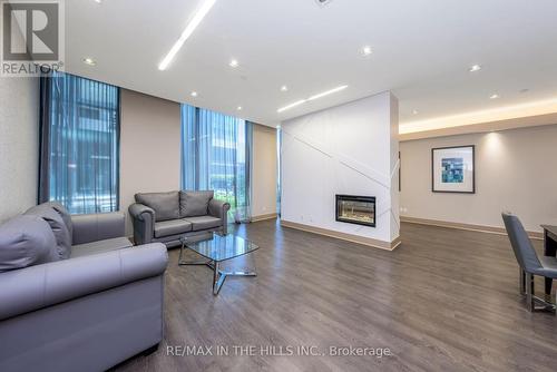 2007 - 55 Eglinton Avenue W, Mississauga, ON - Indoor Photo Showing Living Room With Fireplace