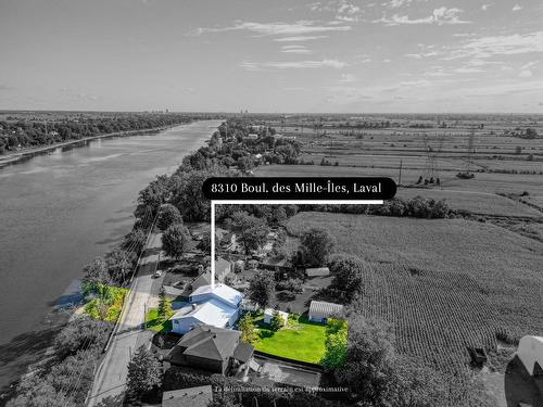 Aerial photo - 8310 Boul. Des Mille-Îles, Laval (Saint-François), QC - Outdoor With View