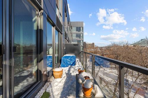 Balcony - 605-1575 Rue Gareau, Montréal (Ville-Marie), QC - Outdoor With Balcony