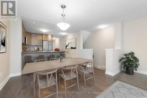 Photo is virtually staged. - 634 Danaca Private, Ottawa, ON - Indoor Photo Showing Dining Room