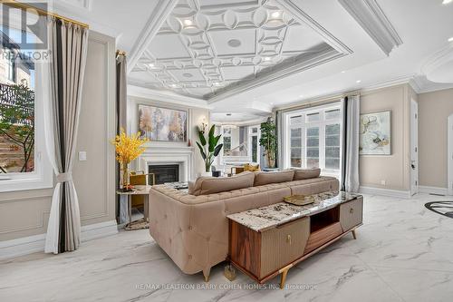 18 Suncrest Drive, Toronto, ON - Indoor With Fireplace