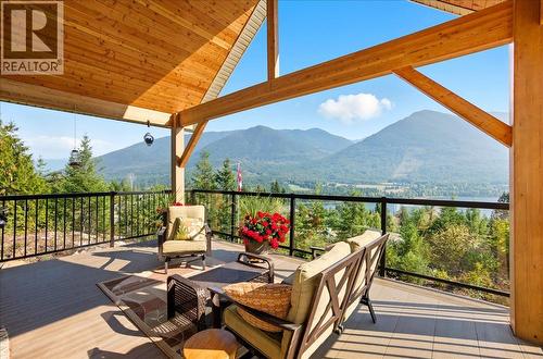 320 Mountain View Drive, Nelson, BC - Outdoor With Deck Patio Veranda With View With Exterior