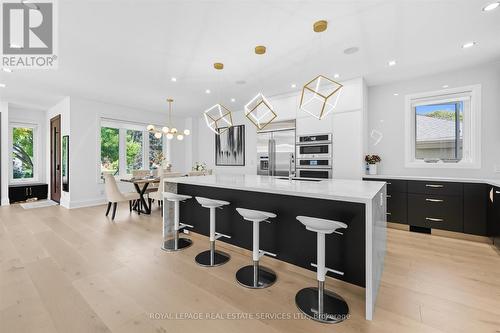 Layout Designed for Family Living and Entertaining - 396 River Side Drive, Oakville, ON - Indoor Photo Showing Kitchen With Upgraded Kitchen
