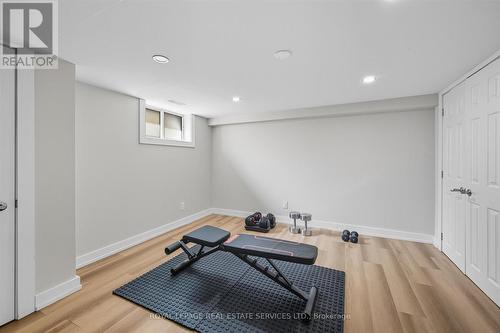 Sixth Bedroom with Luxury Vinyl Plank Flooring - 396 River Side Drive, Oakville, ON - Indoor