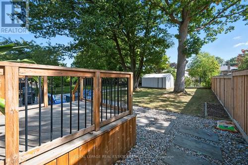Custom Deck & Stone Patio Perfect for Entertaining - 396 River Side Drive, Oakville, ON - Outdoor With Deck Patio Veranda