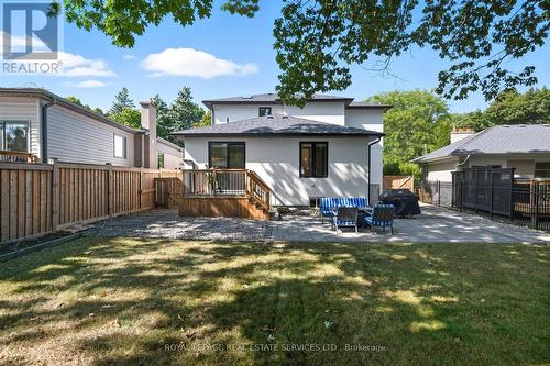 Custom Deck & Stone Patio Perfect for Entertaining - 396 River Side Drive, Oakville, ON - Outdoor With Deck Patio Veranda