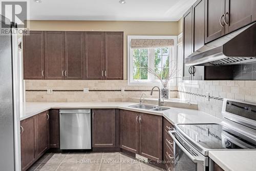 2481 Whistling Springs Crescent, Oakville, ON - Indoor Photo Showing Kitchen With Double Sink