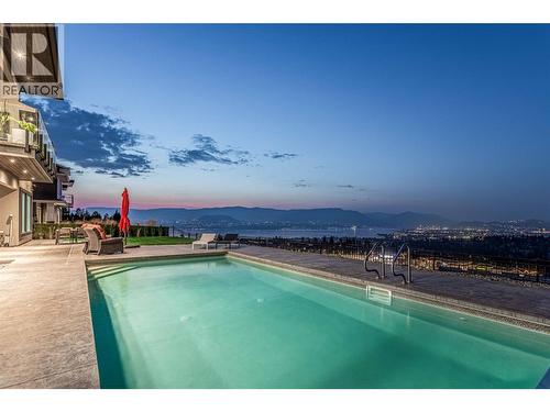 1050 Ledgeview Court, Kelowna, BC - Outdoor With In Ground Pool With View