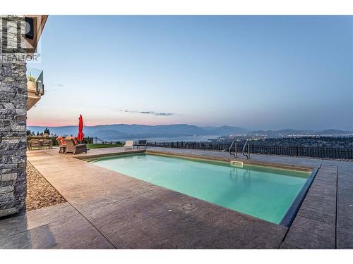 1050 Ledgeview Court, Kelowna, BC - Outdoor With In Ground Pool With View