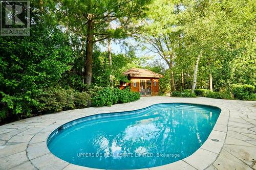 1201 Abbey Road, Pickering, ON - Outdoor With In Ground Pool With Backyard