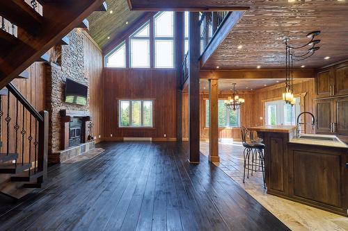 Overall view - 22 Ch. Sigouin, Saint-Donat, QC - Indoor Photo Showing Other Room With Fireplace