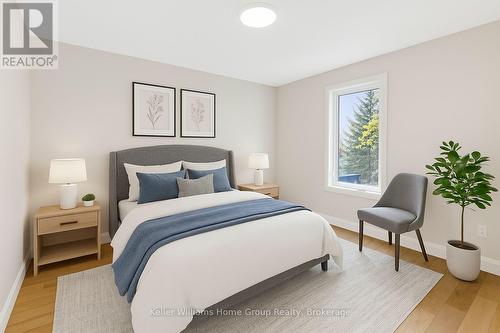 Virtually staged - 739 Erbsville Road, Waterloo, ON - Indoor Photo Showing Bedroom