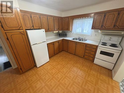 3 Davis Lane, Bishop'S Falls, NL - Indoor Photo Showing Kitchen With Double Sink
