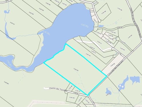 Plan (croquis) - Crois. Des Trois-Lacs, Lantier, QC 