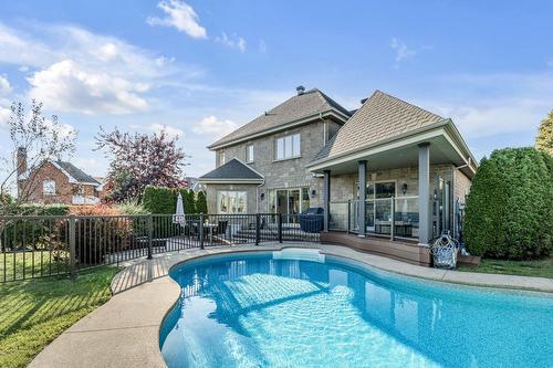 Pool - 2820 Rue Marie-Laurence, Lévis (Les Chutes-De-La-Chaudière-Est), QC - Outdoor With In Ground Pool With Deck Patio Veranda With Backyard