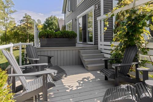 Terrasse - 6826 Route Marie-Victorin, Sainte-Croix, QC - Outdoor With Deck Patio Veranda With Exterior