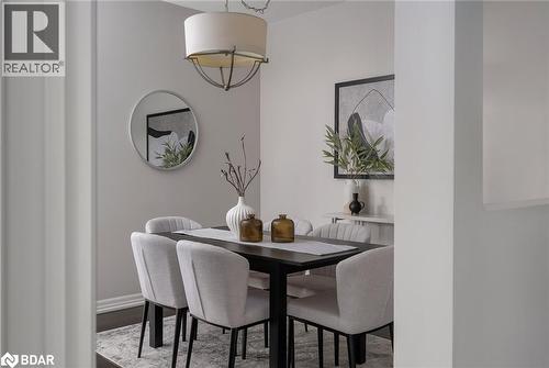 70 Port Street E Unit# 410, Mississauga, ON - Indoor Photo Showing Dining Room