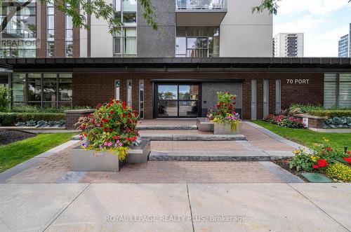 410 - 70 Port Street E, Mississauga, ON - Outdoor With Balcony